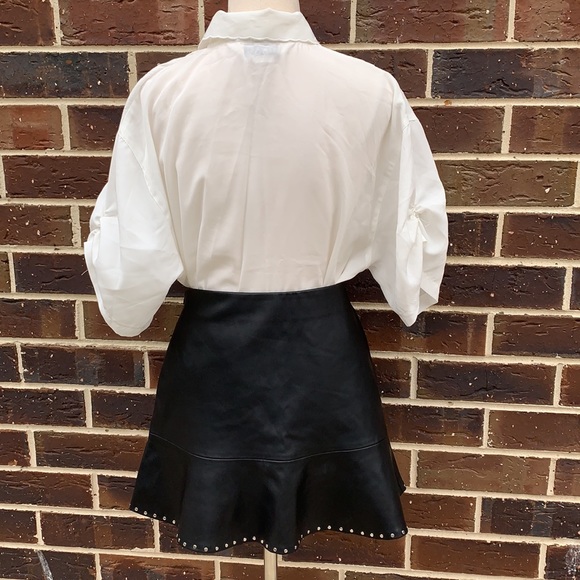 ZARA TRAFALUC | Faux leather skirt - Picture 6 of 9